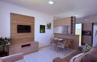 Imagem: A casa possui 3 Dormitórios, 2 Banheiros, 2 Vagas na garagem