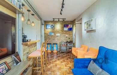 Imagem: O apartamento possui 2 Dormitórios, 1 Banheiro, 59m² de Área