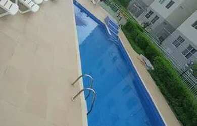 Imagem: O apartamento possui 2 Dormitórios, 1 Banheiro, 1 Vaga na garagem