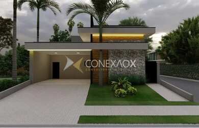 Imagem: A casa em condomínio possui 4 Dormitórios, 5 Banheiros, 2