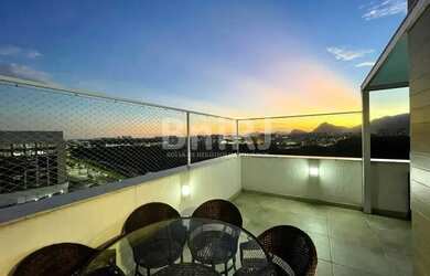 Imagem: O apartamento na cobertura possui 4 Dormitórios, 3 Banheiros