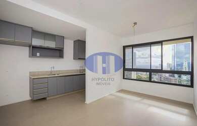 Imagem: O apartamento possui 1 Dormitório, 2 Banheiros, 2 Vagas na