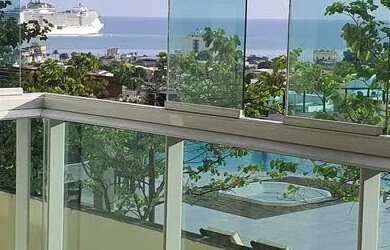 Imagem 11: Apartamento de alto padrão, com vista para o mar, totalmente mobiliado...