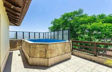 Imagem: O apartamento na cobertura possui 3 Dormitórios, 3 Banheiros