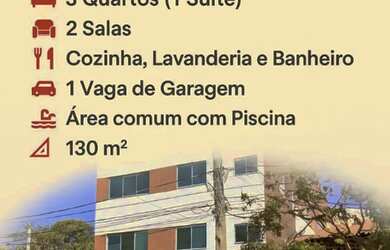 Imagem: O apartamento possui 3 Dormitórios, 2 Banheiros, 1 Vaga na
