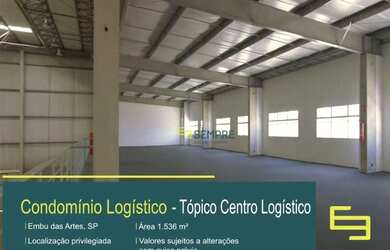 Imagem: O depósito possui 1.536m² de Área e está localizado em