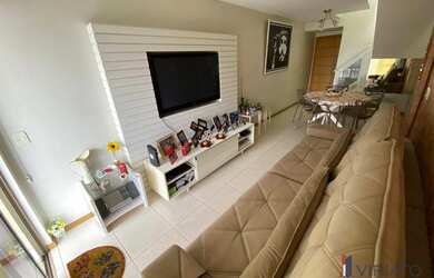 Imagem: O apartamento na cobertura possui 4 Dormitórios, 3 Banheiros