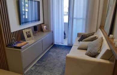 Imagem: O apartamento possui 2 Dormitórios, 2 Banheiros, 1 Vaga na