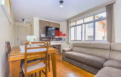 Imagem: O apartamento possui 2 Dormitórios, 1 Banheiro, 1 Vaga na garagem