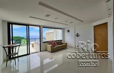 Imagem 11: Cobertura à venda na Praia da Barra da Tijuca. Frontal praia e mar