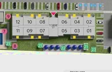 Imagem 3: 031- CHAVE TORRE DOS FRANCESES 14° ANDAR, SUITE E VAGA