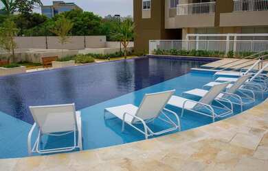 Imagem 2: Imóvel para venda tem 55 M2 com sala estendida, andar alto e vaga coberta