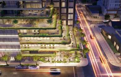 Imagem: O apartamento possui 1 Dormitório, 1 Banheiro, 1 Vaga na garagem