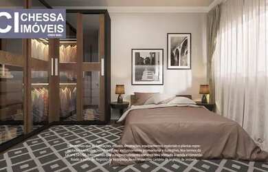 Imagem: O apartamento possui 2 Dormitórios, 1 Banheiro, 1 Vaga na garagem