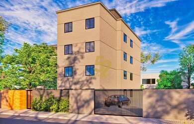 Imagem: O apartamento possui 2 Dormitórios, 1 Banheiro, 1 Vaga na garagem