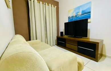 Imagem: O apartamento possui 1 Dormitório, 1 Banheiro, 1 Vaga na garagem