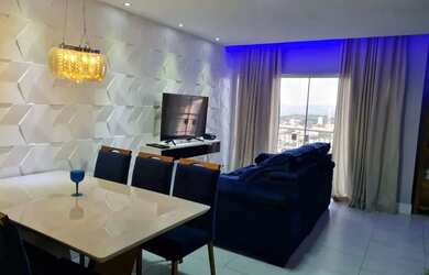 Imagem: O apartamento na cobertura possui 3 Dormitórios, 4 Banheiros