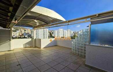 Imagem: O apartamento na cobertura possui 3 Dormitórios, 3 Banheiros