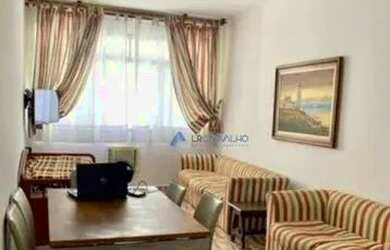 Imagem: O apartamento possui 1 Dormitório, 1 Banheiro, 1 Vaga na garagem