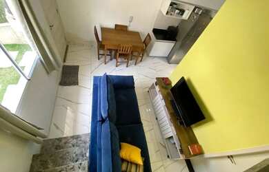 Imagem: A casa em condomínio possui 2 Dormitórios, 1 Banheiro, 2 Vagas