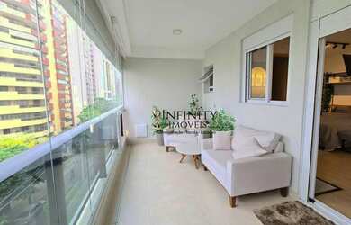 Imagem: O apartamento possui 1 Dormitório, 1 Banheiro, 1 Vaga na garagem