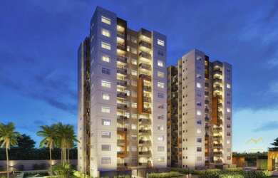 Imagem: O apartamento possui 2 Dormitórios, 1 Banheiro, 1 Vaga na garagem