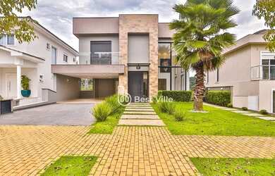 Imagem: A casa em condomínio possui 3 Dormitórios, 5 Banheiros, 4