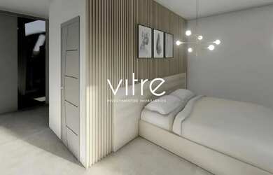 Imagem: A casa possui 3 Dormitórios, 1 Banheiro, 2 Vagas na garagem