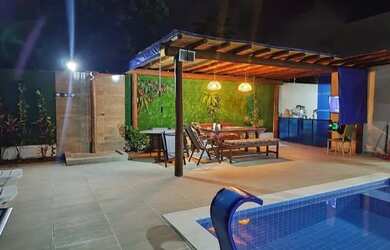 Imagem 4: Aluguel por Temporada. Piscina, Churrasqueira, Acomodam 12 pessoase4 Vagas...