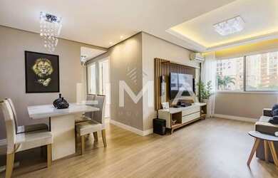 Imagem: O apartamentoe possui 3 Dormitórios, 2 Banheiros, 1 Vaga na