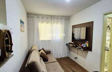 Imagem: O apartamento possui 1 Dormitório, 1 Banheiro, 1 Vaga na garagem