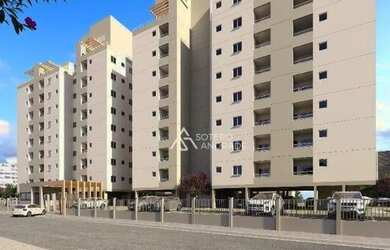 Imagem: O apartamento possui 2 Dormitórios, 1 Banheiro, 1 Vaga na garagem