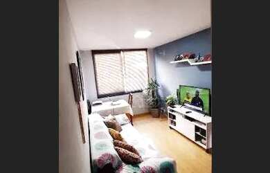 Imagem: O apartamento possui 2 Dormitórios, 1 Banheiro, 1 Vaga na garagem