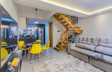 Imagem: A casa em condomínio possui 2 Dormitórios, 2 Banheiros, 1