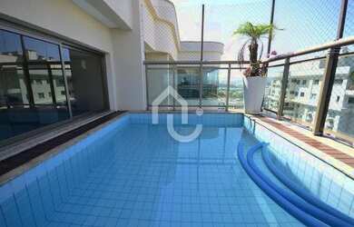 Imagem: O apartamento na cobertura possui 4 Dormitórios, 5 Banheiros