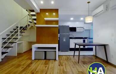 Imagem: O apartamento para alugar possui 1 Dormitório, 2 Banheiros