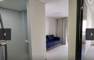 Imagem: O studio possui 1 Dormitório, 2 Banheiros, 1 Vaga na garagem