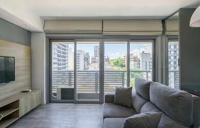 Imagem 2: Apartamento mobiliado para alugar no Auxiliadora com 1 quarto 1 suíte