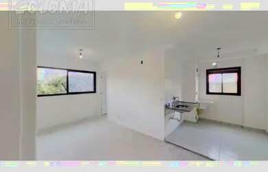 Imagem: O apartamento possui 1 Dormitório, 2 Banheiros, 1 Vaga na garagem