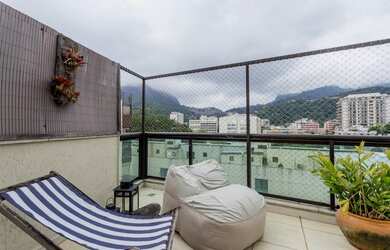 Imagem: O apartamento na cobertura possui 3 Dormitórios, 4 Banheiros