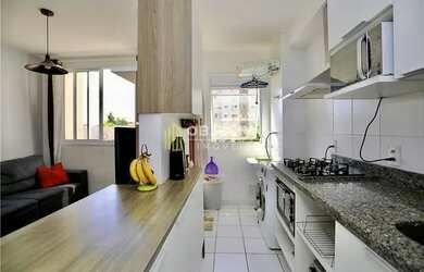 Imagem: O apartamento possui 3 Dormitórios, 2 Banheiros, 1 Vaga na