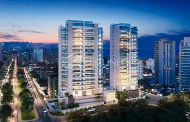 Imagem: O apartamento possui 4 Dormitórios, 5 Banheiros, 3 Vagas na