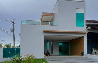 Imagem: A casa em condomínio possui 4 Dormitórios, 5 Banheiros, 4