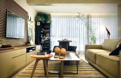 Imagem: O apartamento possui 2 Dormitórios, 3 Banheiros, 2 Vagas na