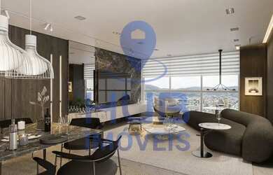 Imagem: O apartamento na cobertura possui 3 Dormitórios, 5 Banheiros