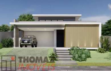 Imagem: A casa em condomínio possui 3 Dormitórios, 2 Banheiros, 2