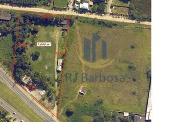 Imagem: O terreno possui 7.000m² de Área e está localizado em Recreio