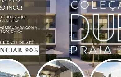 Imagem: O apartamento possui 1 Dormitório, 1 Banheiro, 1 Vaga na garagem