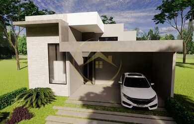 Imagem 3: Casa à venda em Paulínia no condomínio Club Portinari. A casa possui...