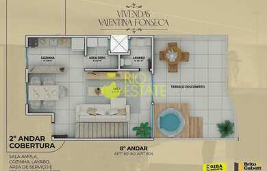 Imagem 7: Apartamentos 2 quartos SUÍTE , 70m2, Vivendas do Lago,Jd Belvedere -...